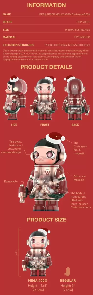 MEGA SPACE MOLLY 400% Navidad2024 MEGA SPACE MOLLY 400% Navidad2024