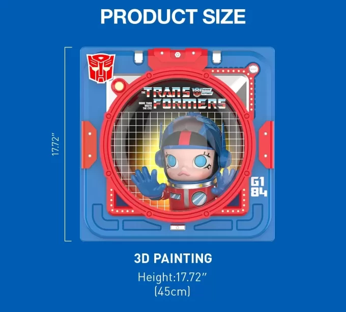 MEGA SPACE MOLLY Optimus Prime «EN EL ESPACIO» Pintura 3D