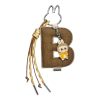Pin Labubu para colgante con letra de amor «B»