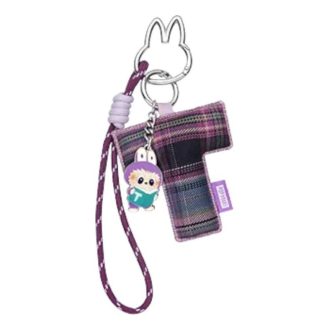 Pin Labubu para colgante con letra de amor «T»