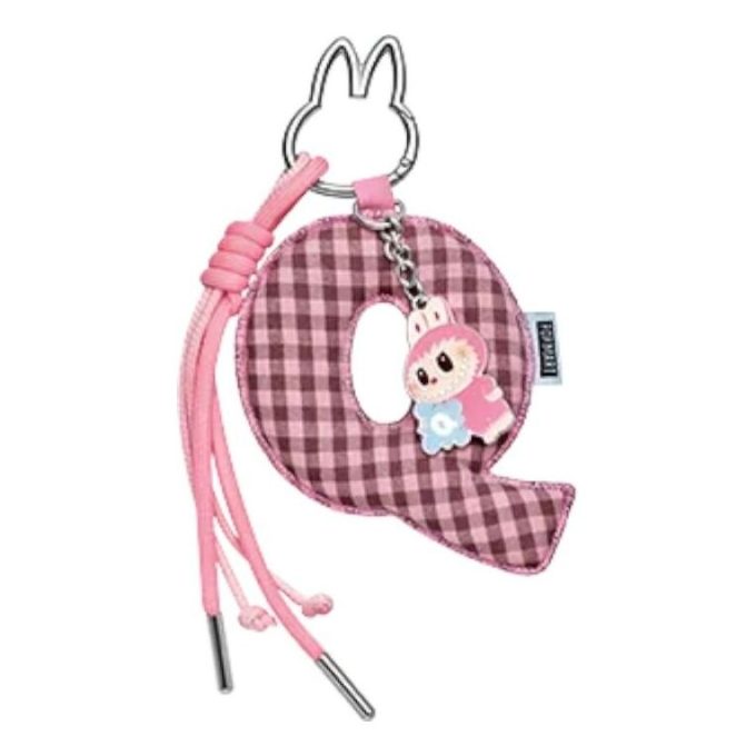 Pin Labubu para colgante de letra de amor «Q»