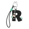 Pin Labubu para colgante de letra de amor «R»