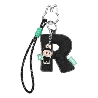 Pin Labubu para colgante de letra de amor «R»
