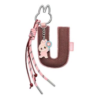 Pin Labubu para colgante de letra de amor «U»