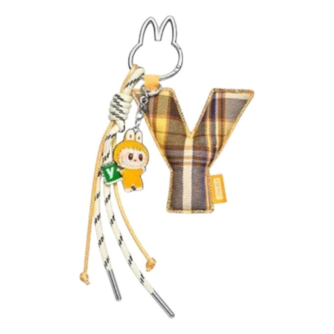 Pin Labubu para colgante de letra de amor «Y»