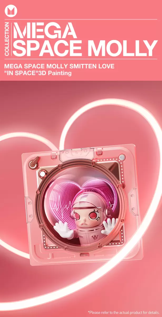 Pintura 3D de MEGA SPACE MOLLY SMITTEN LOVE «EN EL ESPACIO» Pintura 3D de MEGA SPACE MOLLY SMITTEN LOVE «EN EL ESPACIO»
