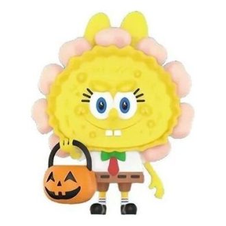 Pop Mart x Bob Esponja Los Monstruos Labubu «Jack O Lantern»