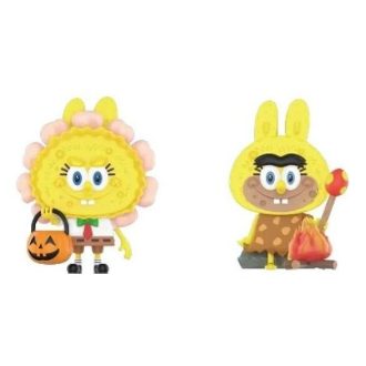 Pop Mart x Bob Esponja Los Monstruos Labubu «Jack O Lantern y la comedia antes»