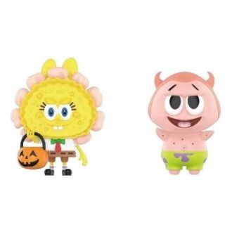 Pop Mart x Bob Esponja Los Monstruos Labubu «Jack O Lantern y Patricio Estrella x YAYA»