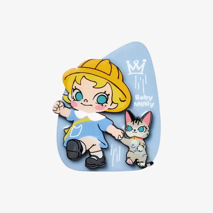 Serie Baby Molly y Baby Tabby – Caja sorpresa con imán para refrigerador