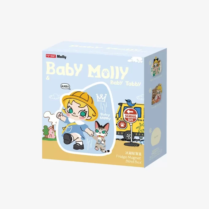Serie Baby Molly y Baby Tabby – Caja sorpresa con imán para refrigerador
