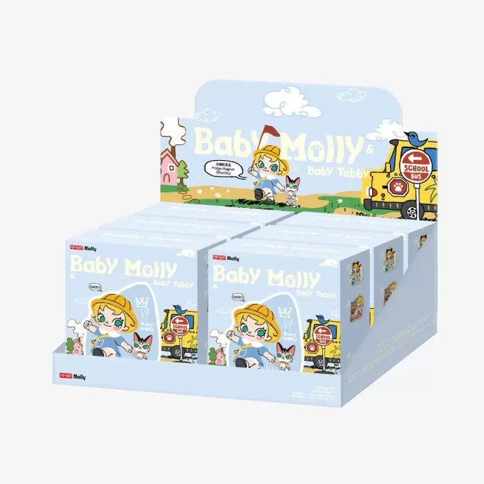 Serie Baby Molly y Baby Tabby – Caja sorpresa con imán para refrigerador