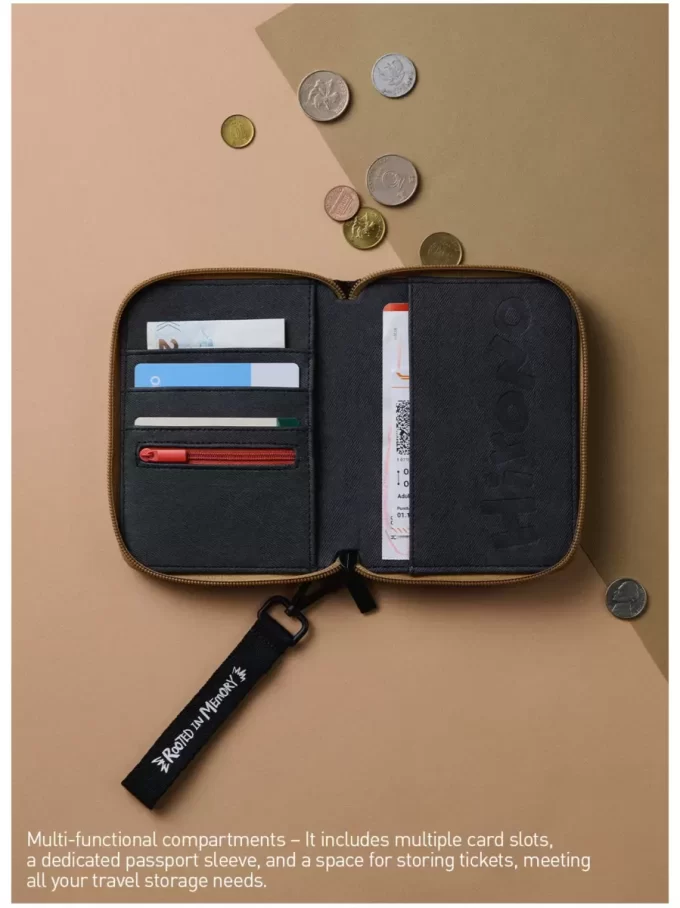 Serie Hirono Echo – Bolsa para pasaporte Serie Hirono Echo – Bolsa para pasaporte
