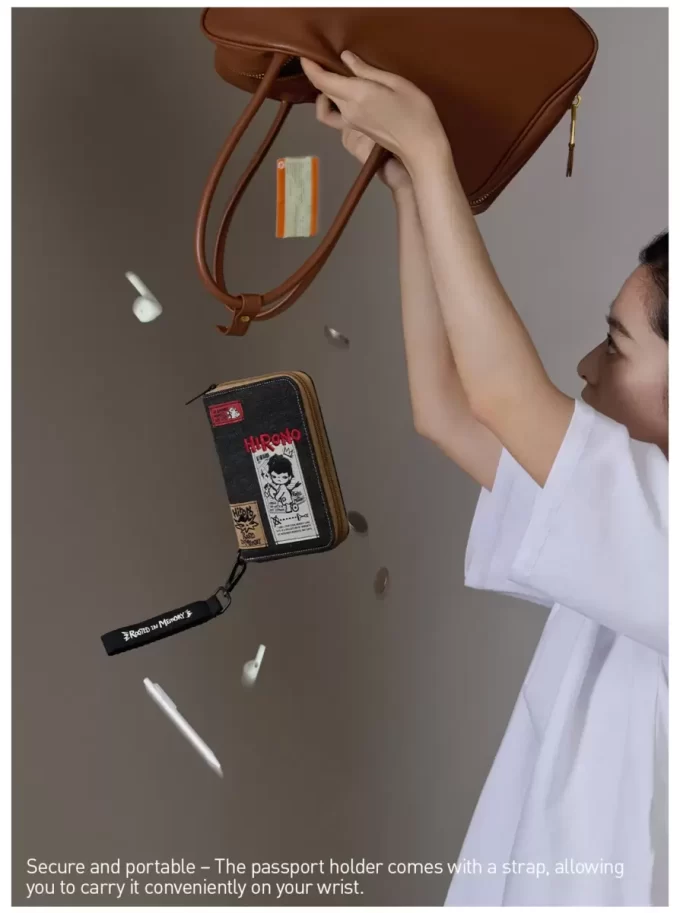Serie Hirono Echo – Bolsa para pasaporte Serie Hirono Echo – Bolsa para pasaporte