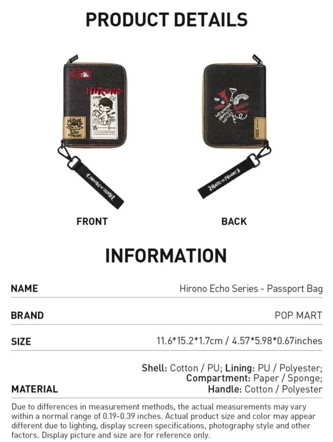 Serie Hirono Echo – Bolsa para pasaporte Serie Hirono Echo – Bolsa para pasaporte