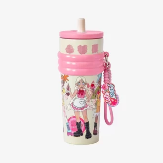 Serie Hora Punta de Peach Riot – Vaso de Pajita