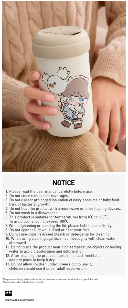Serie navideña cálida y esponjosa – Taza de vacío DIMOO Serie navideña cálida y esponjosa – Taza de vacío DIMOO