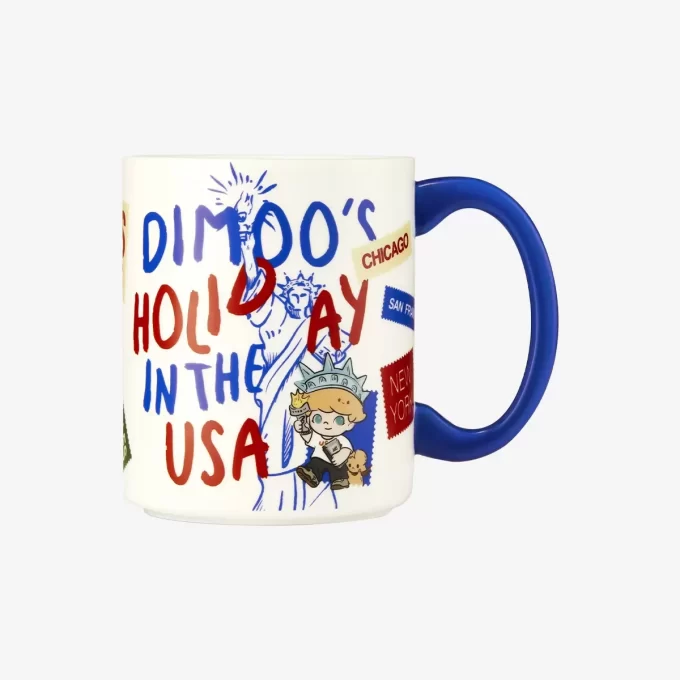Taza de la serie «Vacaciones en EE. UU.» de Dimoo