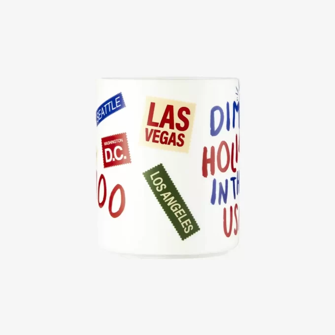 Taza de la serie «Vacaciones en EE. UU.» de Dimoo